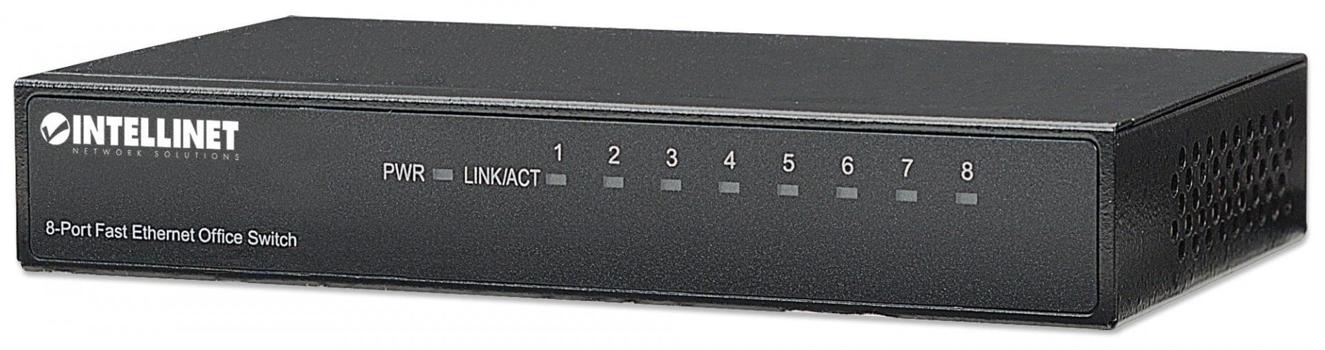 INTELLINET Intellinet 8-Port Fast Ethernet Office Switch Fast Ethernet (10/100) Nero - RETI | TecnoCARE.net Sabaudia, Latina, Terracina, San Felice Circeo e Pontinia