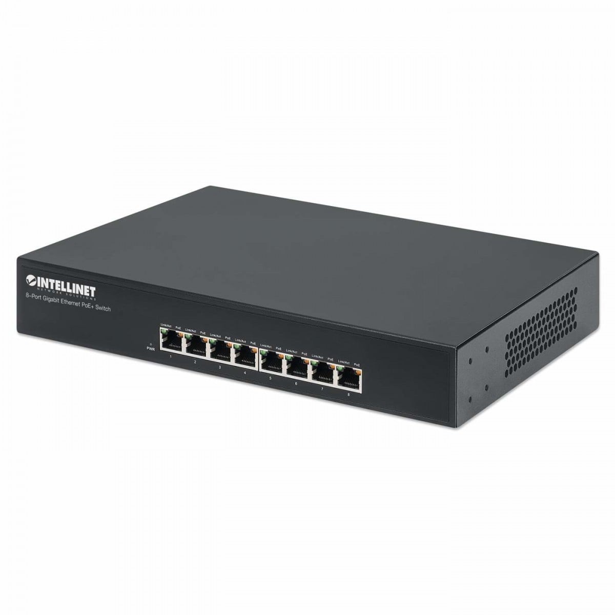 INTELLINET 560641 - Gigabit Ethernet (10/100/1000) - Full duplex - Supporto Power over Ethernet (PoE) - Montaggio rack - RETI | TecnoCARE.net Sabaudia, Latina, Terracina, San Felice Circeo e Pontinia