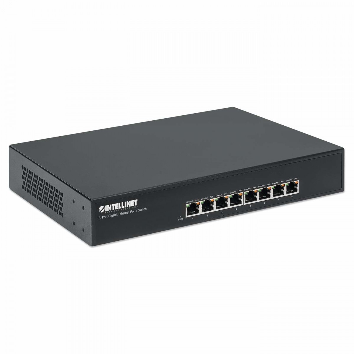 INTELLINET 560641 - Gigabit Ethernet (10/100/1000) - Full duplex - Supporto Power over Ethernet (PoE) - Montaggio rack - RETI | TecnoCARE.net Sabaudia, Latina, Terracina, San Felice Circeo e Pontinia