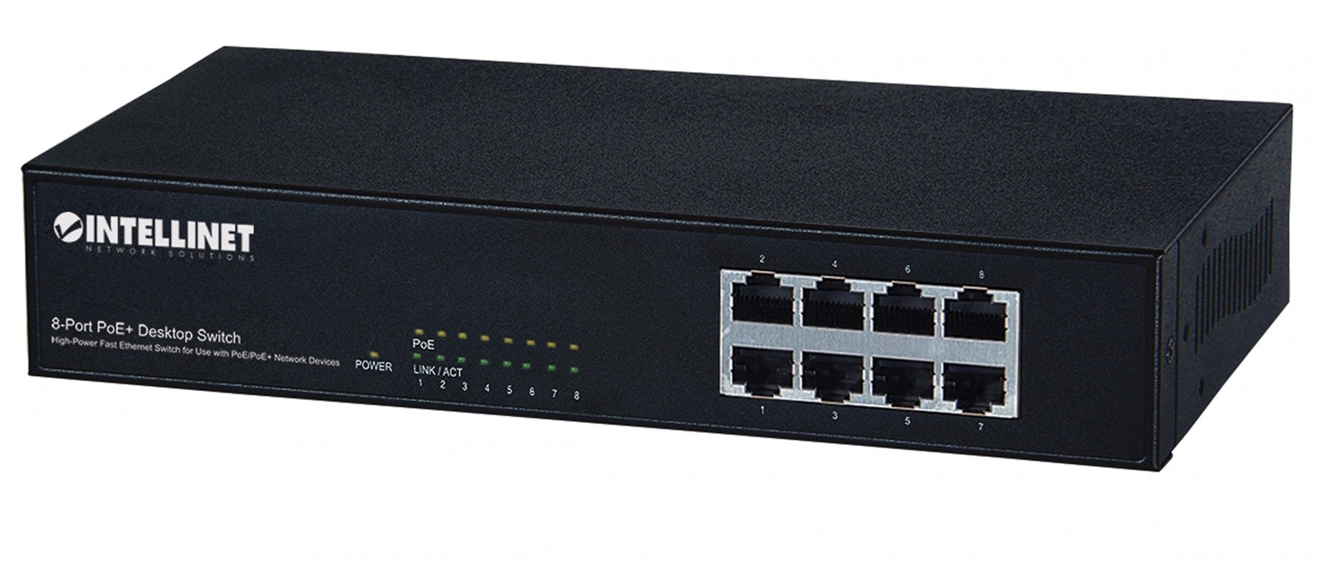 INTELLINET Intellinet 560764 Switch 10/100 8 porte 8PoE ATAF - RETI | TecnoCARE.net Sabaudia, Latina, Terracina, San Felice Circeo e Pontinia