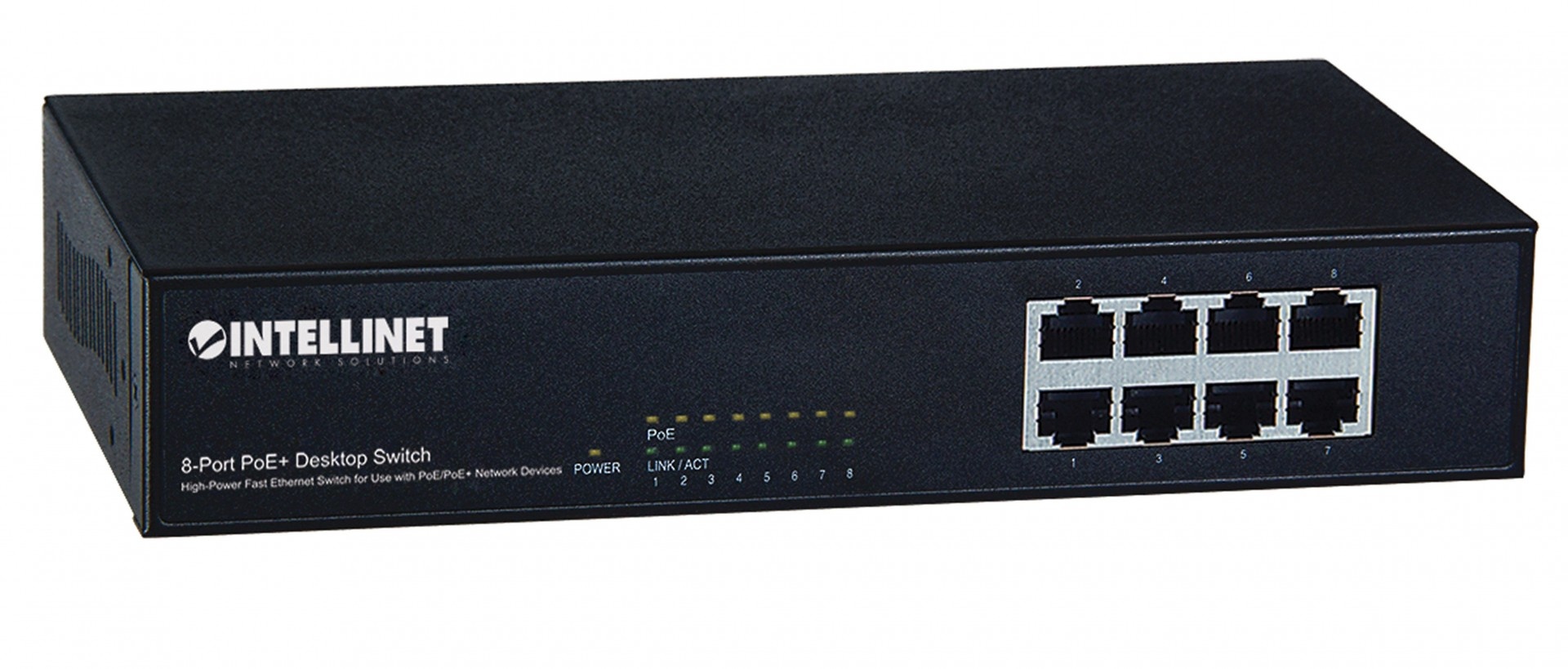 INTELLINET Intellinet 560764 Switch 10/100 8 porte 8PoE ATAF - RETI | TecnoCARE.net Sabaudia, Latina, Terracina, San Felice Circeo e Pontinia