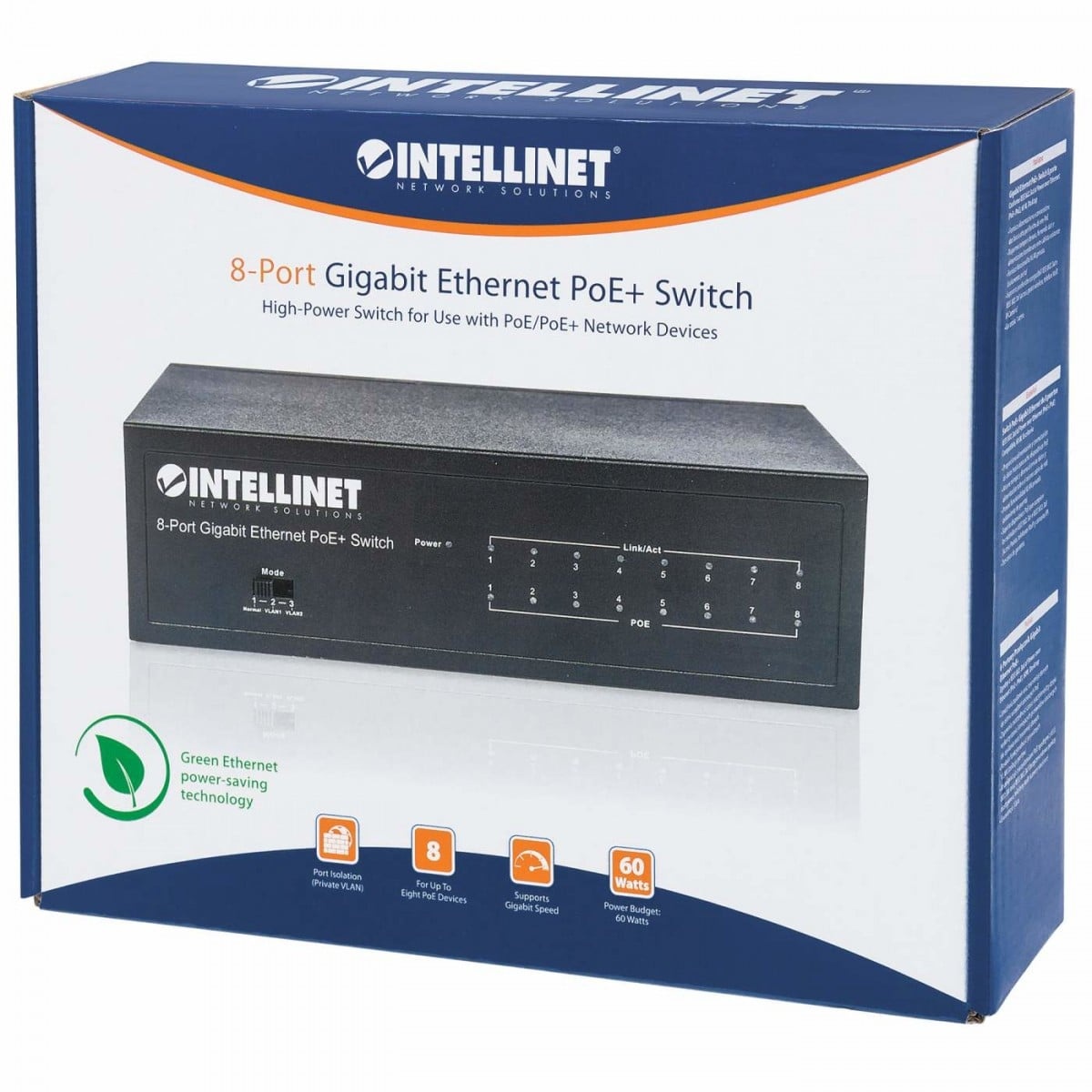 INTELLINET Intellinet 561204 switch di rete Gestito Gigabit Ethernet (10/100/1000) Supporto Power over Ethernet (PoE) Nero - RETI | TecnoCARE.net Sabaudia, Latina, Terracina, San Felice Circeo e Pontinia