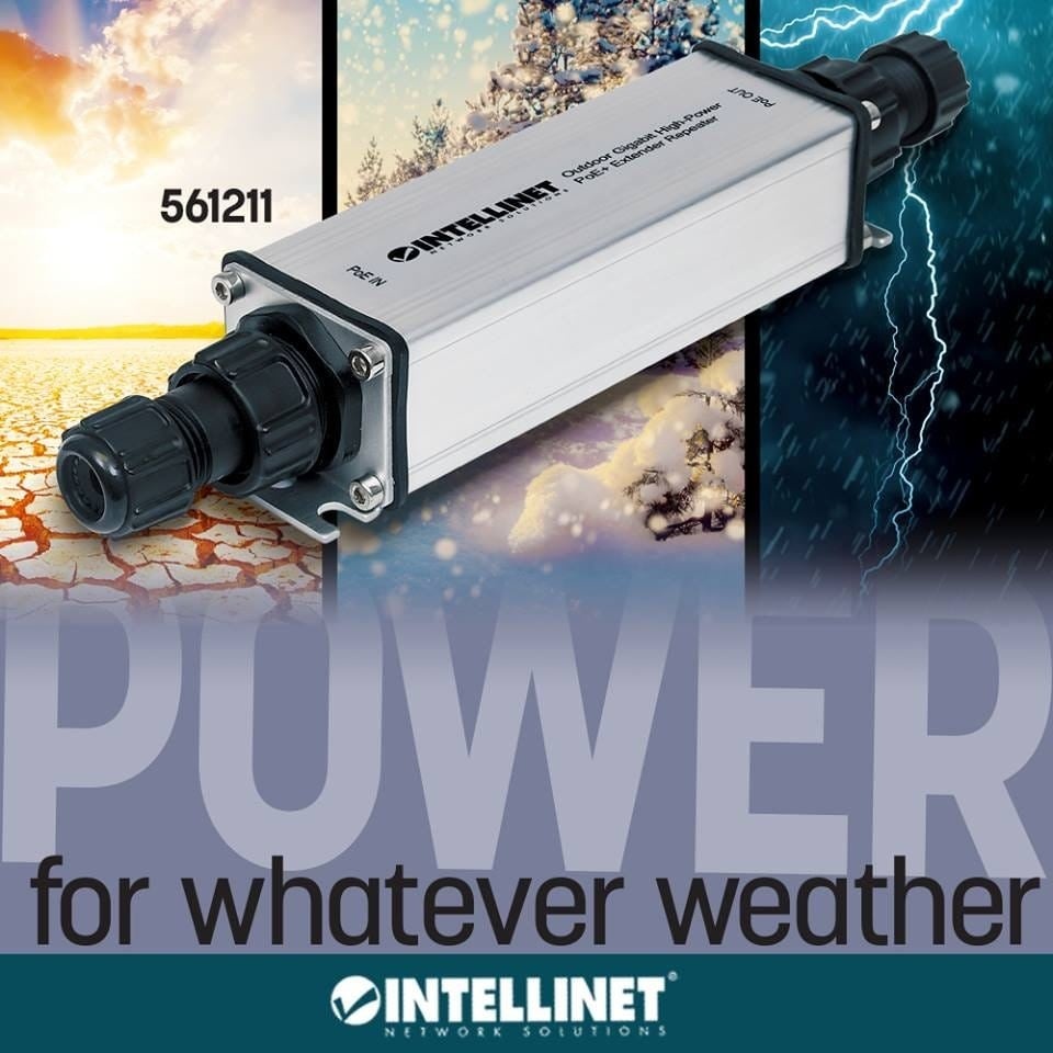INTELLINET 561211 - 10,100,1000 Mbit/s - 10/100/1000Base-T(X) - IEEE 802.3 - IEEE 802.3ab - IEEE 802.3af - IEEE 802.3at - IEEE 802.3u - Nero - Grigio - FCC B - CE - 4 W - RETI | TecnoCARE.net Sabaudia, Latina, Terracina, San Felice Circeo e Pontinia