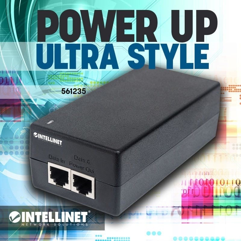 INTELLINET Intellinet 561235 adattatore PoE e iniettore Gigabit Ethernet 48 V - RETI | TecnoCARE.net Sabaudia, Latina, Terracina, San Felice Circeo e Pontinia