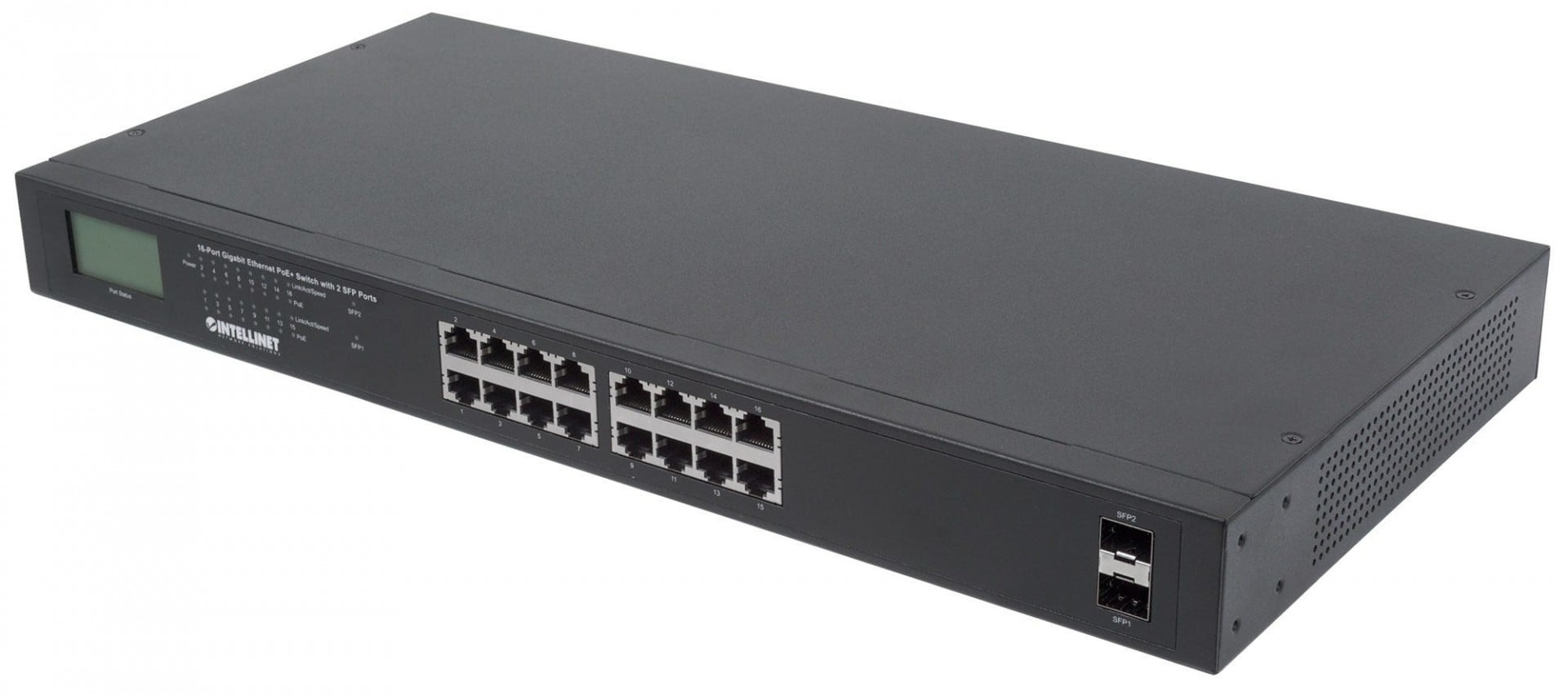 INTELLINET Intellinet 561259 switch di rete Non gestito Gigabit Ethernet (10/100/1000) Supporto Power over Ethernet (PoE) Nero - RETI | TecnoCARE.net Sabaudia, Latina, Terracina, San Felice Circeo e Pontinia