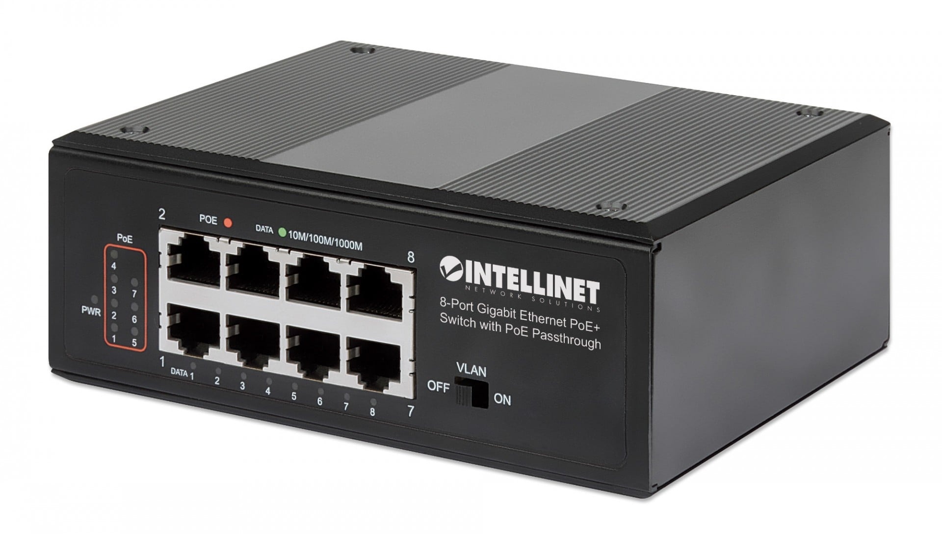 INTELLINET Intellinet 561624 switch di rete Gigabit Ethernet (10/100/1000) Supporto Power over Ethernet (PoE) Nero - RETI | TecnoCARE.net Sabaudia, Latina, Terracina, San Felice Circeo e Pontinia