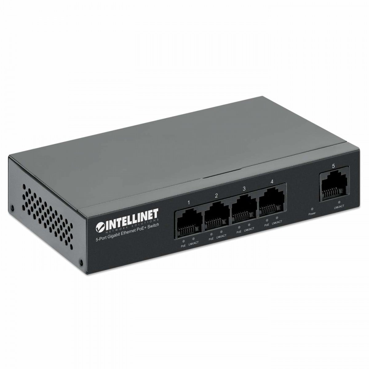 INTELLINET Intellinet 561792 switch di rete Gigabit Ethernet (10/100/1000) Supporto Power over Ethernet (PoE) Nero - RETI | TecnoCARE.net Sabaudia, Latina, Terracina, San Felice Circeo e Pontinia