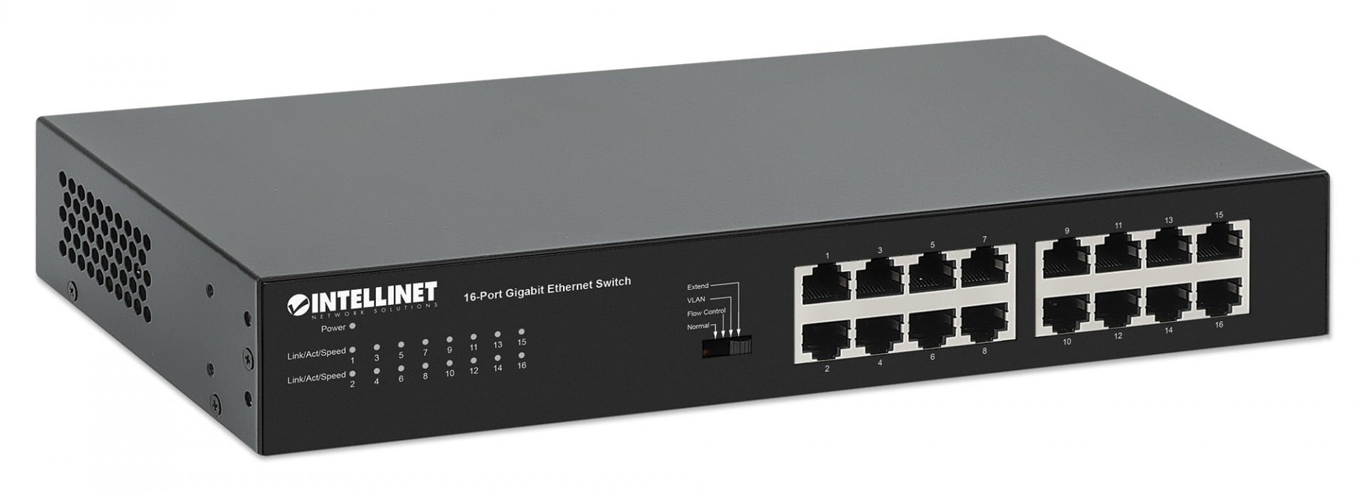 INTELLINET Intellinet 561815 Switch Gigabit 10/100/1000 16 - RETI | TecnoCARE.net Sabaudia, Latina, Terracina, San Felice Circeo e Pontinia