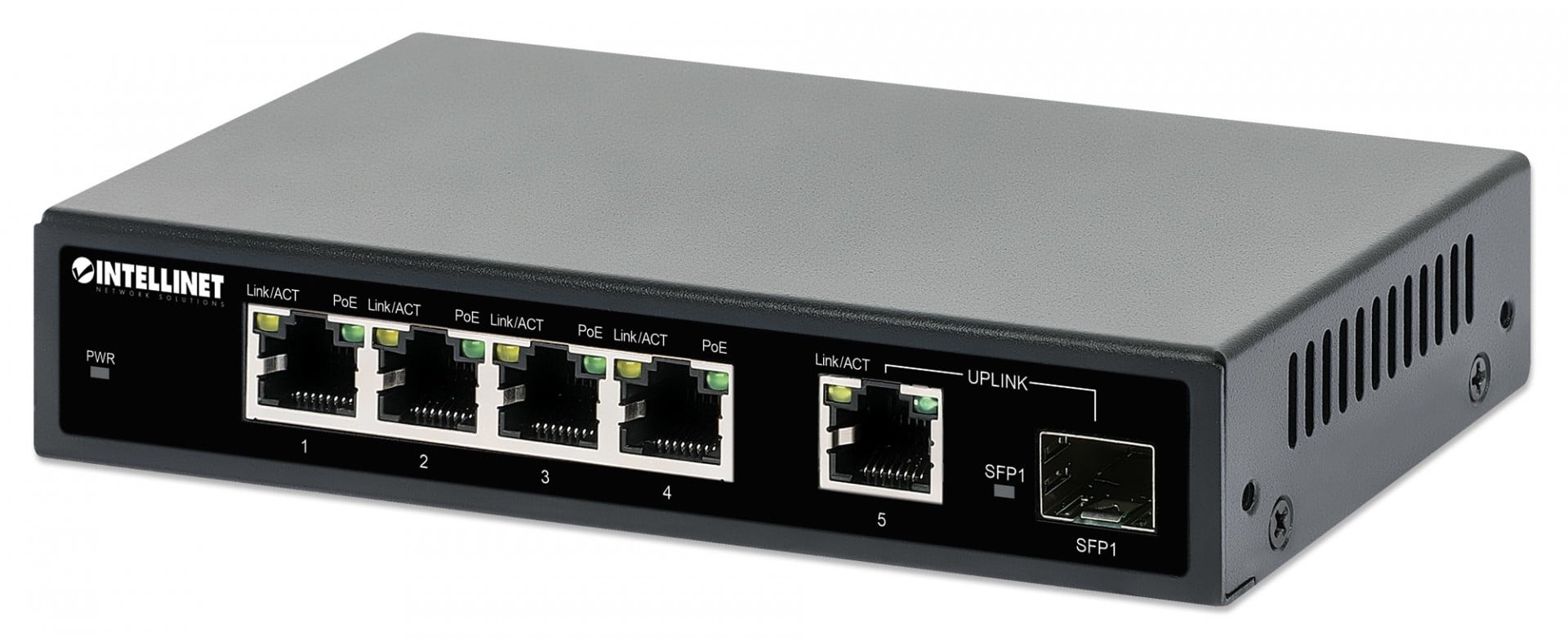 INTELLINET Intellinet 561822 switch di rete Gigabit Ethernet (10/100/1000) Supporto Power over Ethernet (PoE) Nero - RETI | TecnoCARE.net Sabaudia, Latina, Terracina, San Felice Circeo e Pontinia