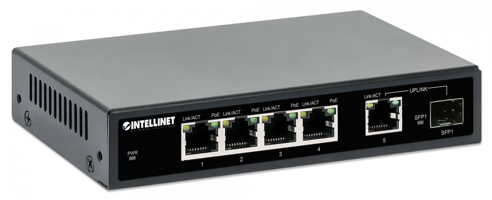 INTELLINET Intellinet 561822 switch di rete Gigabit Ethernet (10/100/1000) Supporto Power over Ethernet (PoE) Nero - RETI | TecnoCARE.net Sabaudia, Latina, Terracina, San Felice Circeo e Pontinia