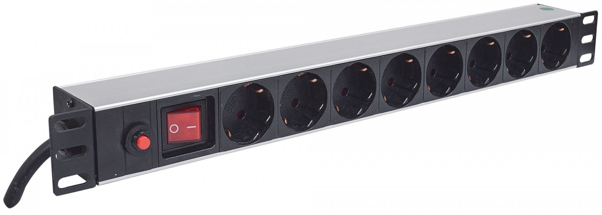 INTELLINET Intellinet 713986 unità di distribuzione dell'energia (PDU) 8 presa(e) AC 1U Alluminio, Nero - BATTERIE E ALIMENTATORI | TecnoCARE.net Sabaudia, Latina, Terracina, San Felice Circeo e Pontinia