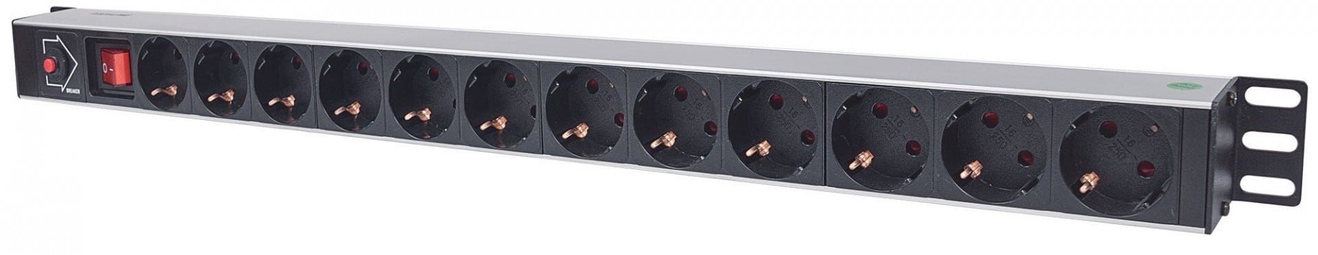 INTELLINET Intellinet 714044 unità di distribuzione dell'energia (PDU) 12 presa(e) AC 1U Nero - BATTERIE E ALIMENTATORI | TecnoCARE.net Sabaudia, Latina, Terracina, San Felice Circeo e Pontinia