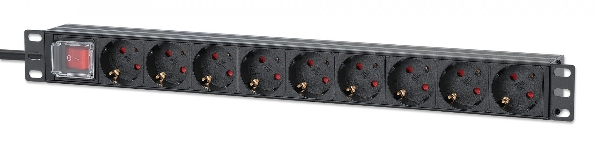 INTELLINET Intellinet 715133 unità di distribuzione dell'energia (PDU) 9 presa(e) AC 1U Nero - BATTERIE E ALIMENTATORI | TecnoCARE.net Sabaudia, Latina, Terracina, San Felice Circeo e Pontinia