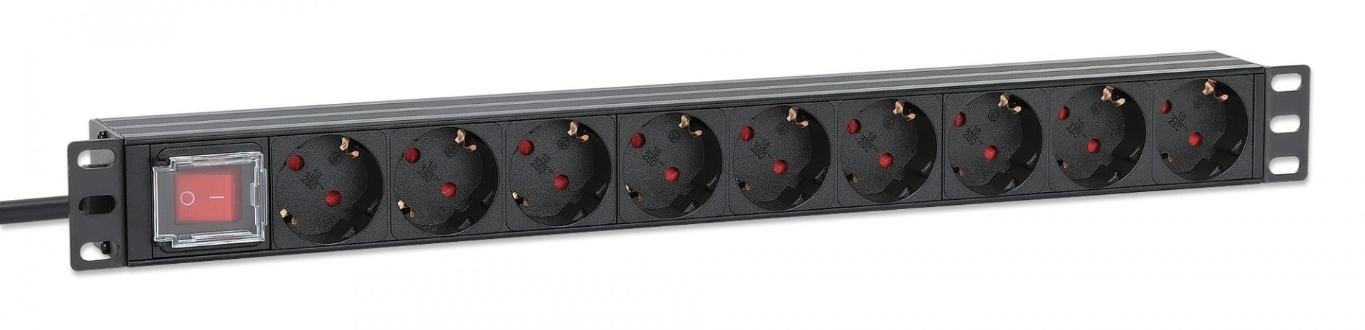 INTELLINET Intellinet 715133 unità di distribuzione dell'energia (PDU) 9 presa(e) AC 1U Nero - BATTERIE E ALIMENTATORI | TecnoCARE.net Sabaudia, Latina, Terracina, San Felice Circeo e Pontinia