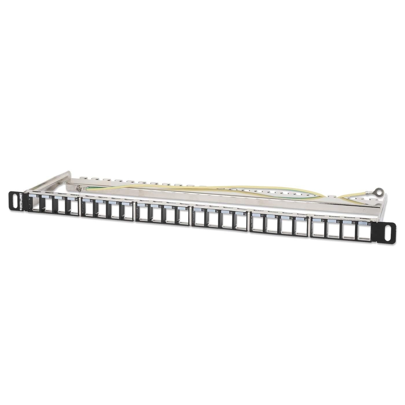 INTELLINET Intellinet 721011 Pannello patch 24P Keyst 0,5U - DISPOSITIVI E ACCESSORI DI CABLAGGIO | TecnoCARE.net Sabaudia, Latina, Terracina, San Felice Circeo e Pontinia