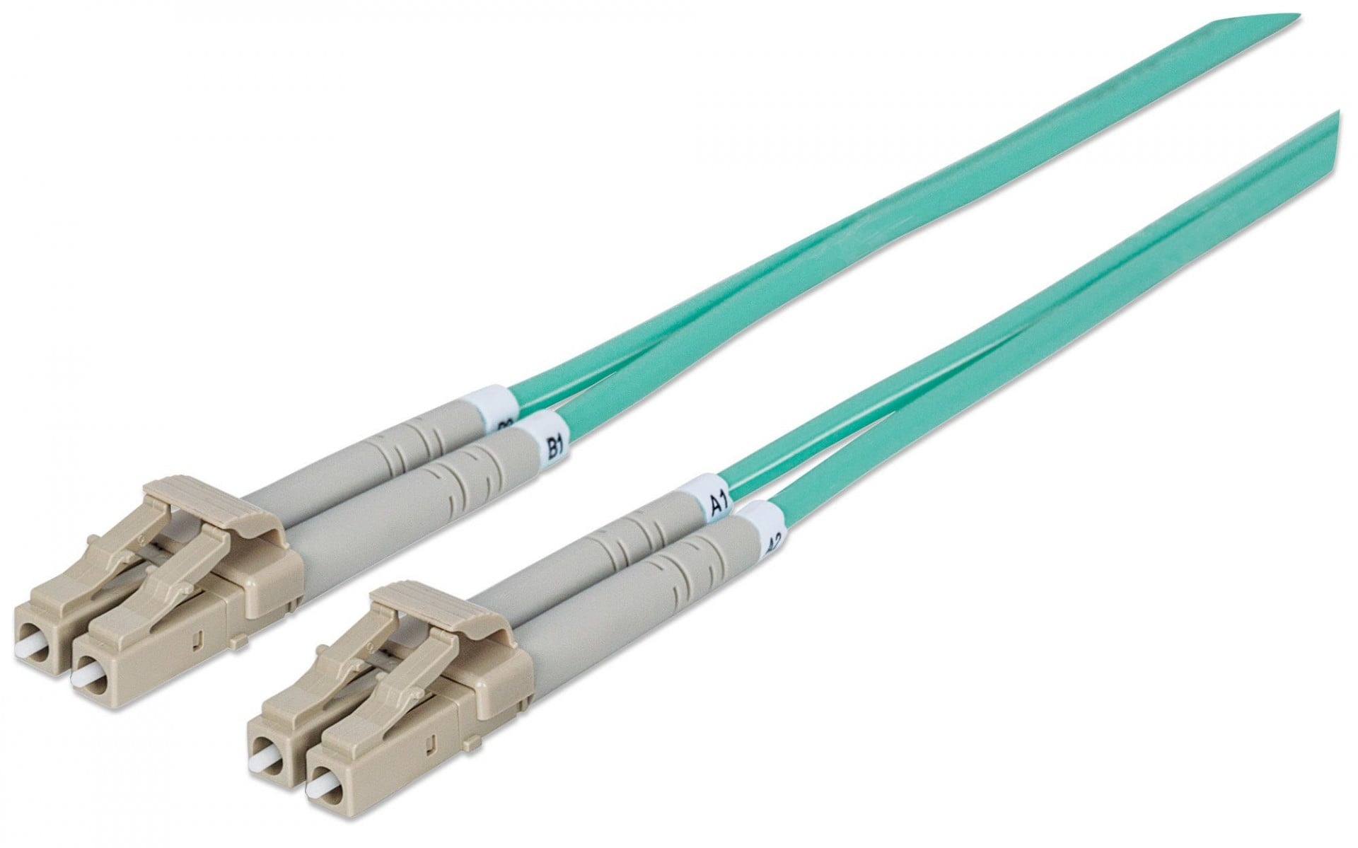 INTELLINET Intellinet 750097 cavo a fibre ottiche 10 m LC OM3 Colore acqua - CAVI PER COMPUTER E PERIFERICHE | TecnoCARE.net Sabaudia, Latina, Terracina, San Felice Circeo e Pontinia