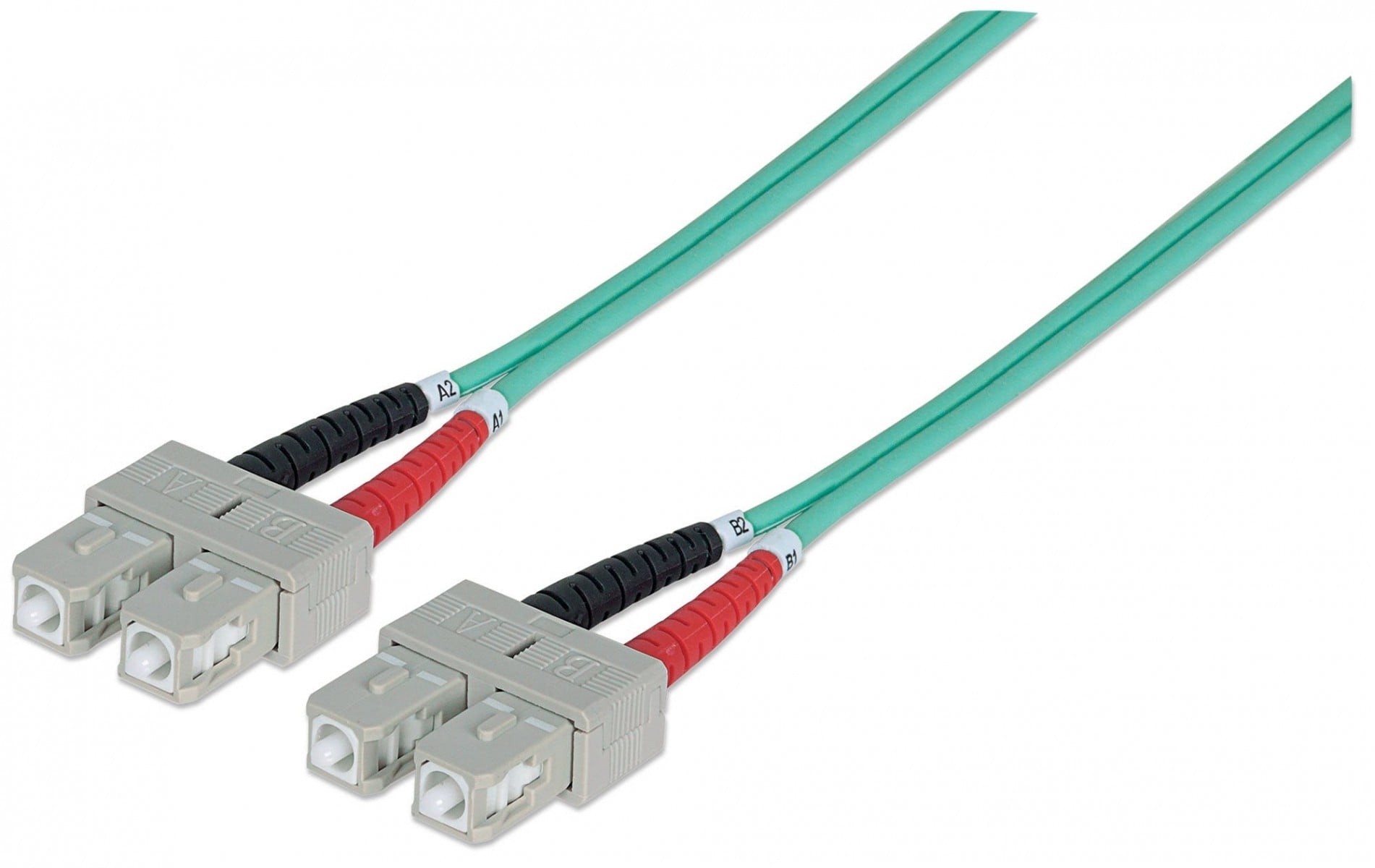 INTELLINET Intellinet 751025 cavo a fibre ottiche 1 m SC OM3 Colore acqua - CAVI PER COMPUTER E PERIFERICHE | TecnoCARE.net Sabaudia, Latina, Terracina, San Felice Circeo e Pontinia