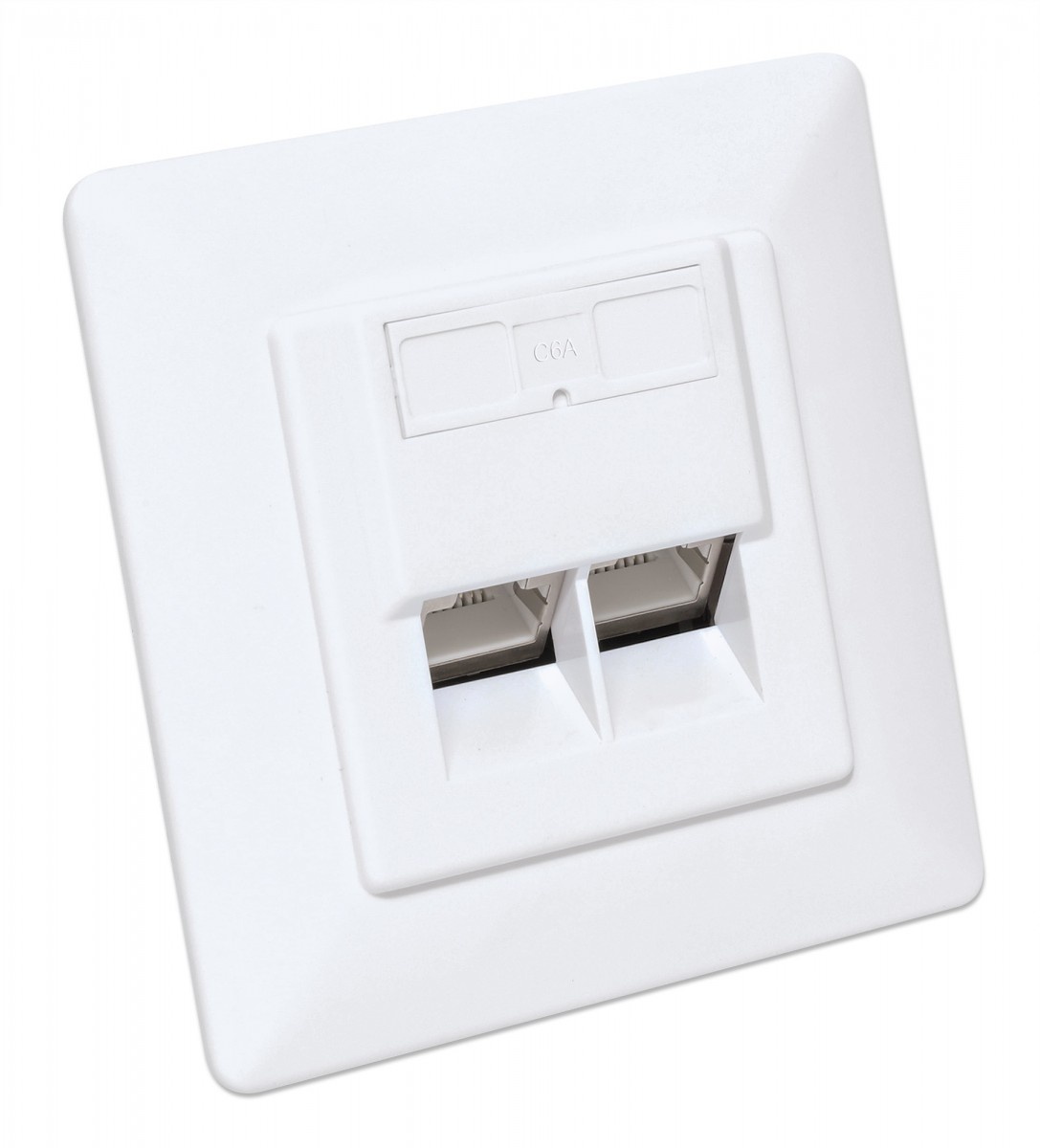 INTELLINET Intellinet 771917 presa energia 2 x RJ-45 Bianco - DISPOSITIVI E ACCESSORI DI CABLAGGIO | TecnoCARE.net Sabaudia, Latina, Terracina, San Felice Circeo e Pontinia