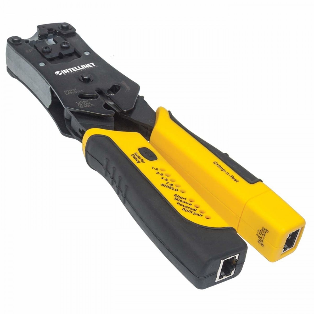 INTELLINET Intellinet 780124 pinza crimpatrice Nero, Giallo - RETI | TecnoCARE.net Sabaudia, Latina, Terracina, San Felice Circeo e Pontinia