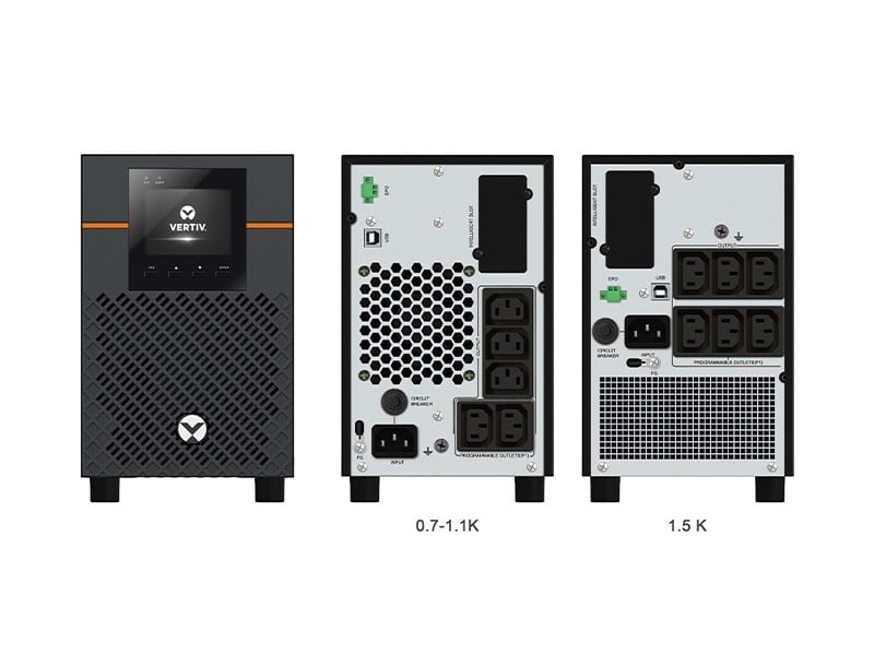 VERTIV Vertiv Liebert EDGE-1500IMT gruppo di continuità (UPS) A linea interattiva 1,5 kVA 1350 W 5 presa(e) AC - BATTERIE E ALIMENTATORI | TecnoCARE.net Sabaudia, Latina, Terracina, San Felice Circeo e Pontinia