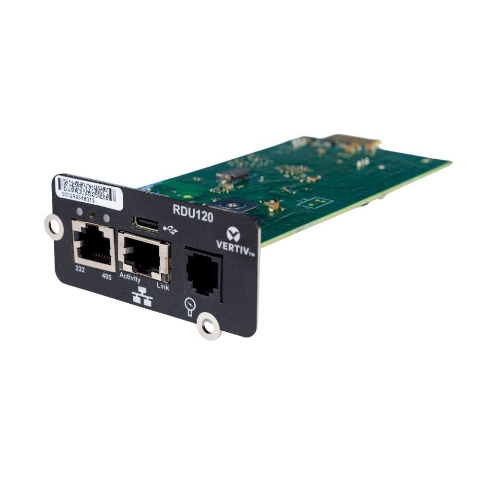 VERTIV Vertiv Liebert IntelliSlot RDU120 Interno Ethernet 1000 Mbit/s - COMPONENTI | TecnoCARE.net Sabaudia, Latina, Terracina, San Felice Circeo e Pontinia