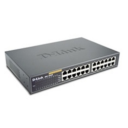 D-LINK D-Link 24-port 10/100M NWay Desktop - Internal PSU (incl. 19" rack mount kit) Non gestito - RETI | TecnoCARE.net Sabaudia, Latina, Terracina, San Felice Circeo e Pontinia