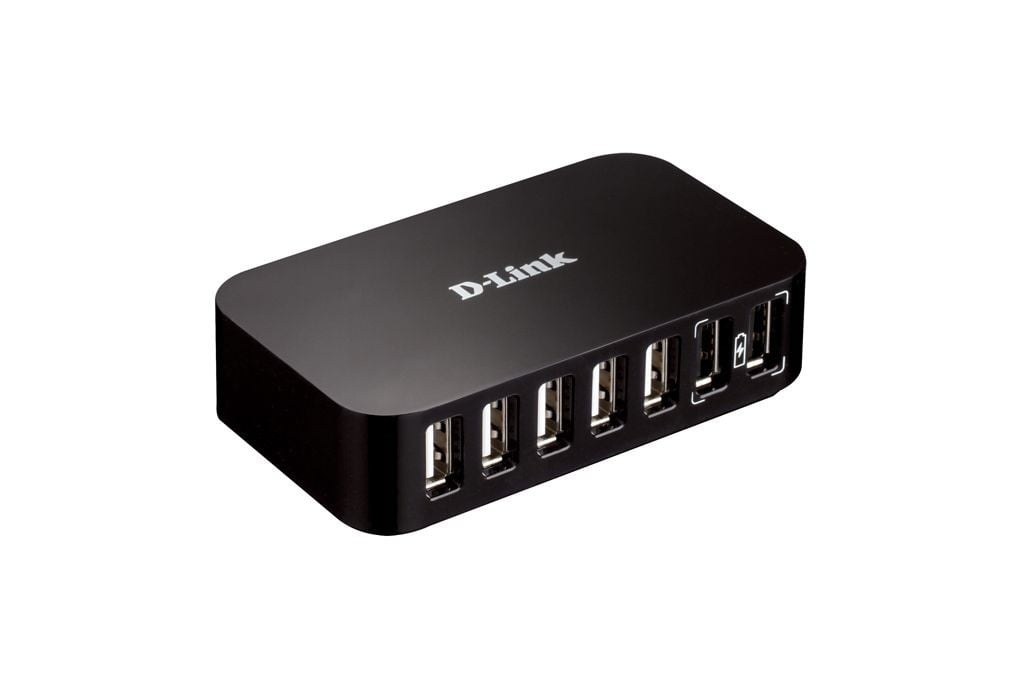 D-LINK D-Link DUB-H7 USB 2.0 Type-B 480 Mbit/s Nero - COMPONENTI | TecnoCARE.net Sabaudia, Latina, Terracina, San Felice Circeo e Pontinia