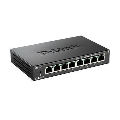 D-LINK D-Link DES-108 Nero - RETI | TecnoCARE.net Sabaudia, Latina, Terracina, San Felice Circeo e Pontinia