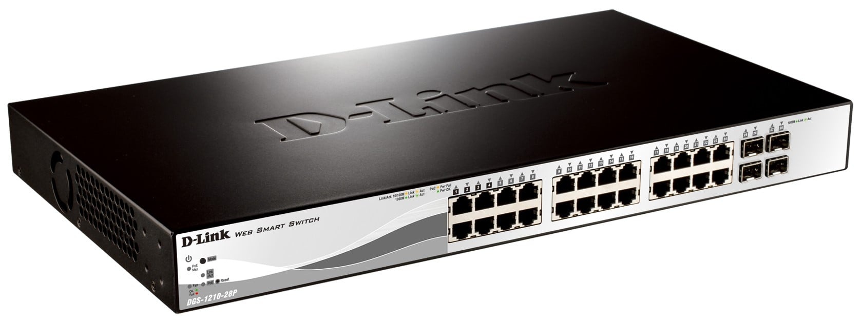 D-LINK D-Link DGS-1210-28P switch di rete Gestito L2 Supporto Power over Ethernet (PoE) 1U - RETI | TecnoCARE.net Sabaudia, Latina, Terracina, San Felice Circeo e Pontinia