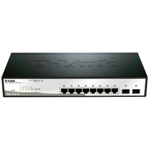 D-LINK D-Link DGS-1210-10/E 10-Port Layer2 Smart Managed Gigabit Switch - RETI | TecnoCARE.net Sabaudia, Latina, Terracina, San Felice Circeo e Pontinia