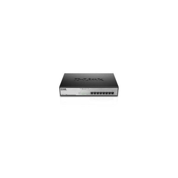 D-LINK D-LINK SWITCH 8 PORTE GIGABIT POE DESKTOP RACK MOUNTABLE - SWITCH E HUB | TecnoCARE.net Sabaudia, Latina, Terracina, San Felice Circeo e Pontinia