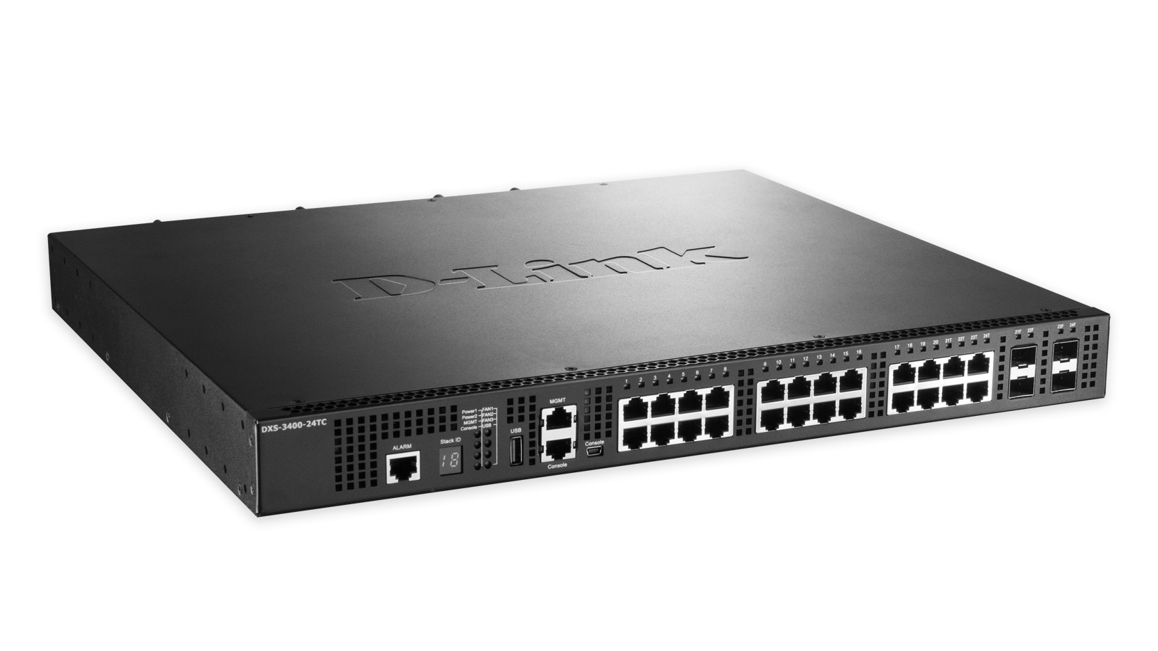 D-LINK D-Link DXS-3400-24TC switch di rete Gestito L3 Gigabit Ethernet (10/100/1000) Nero - RETI | TecnoCARE.net Sabaudia, Latina, Terracina, San Felice Circeo e Pontinia