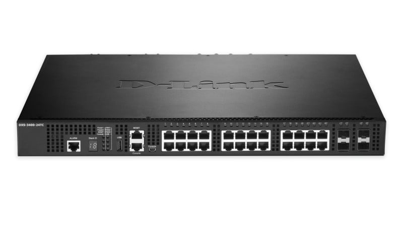 D-LINK D-Link DXS-3400-24TC switch di rete Gestito L3 Gigabit Ethernet (10/100/1000) Nero - RETI | TecnoCARE.net Sabaudia, Latina, Terracina, San Felice Circeo e Pontinia