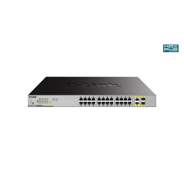D-LINK D-Link DGS-1026MP switch di rete Non gestito Gigabit Ethernet (10/100/1000) Supporto Power over Ethernet (PoE) Nero, Grigio - RETI | TecnoCARE.net Sabaudia, Latina, Terracina, San Felice Circeo e Pontinia