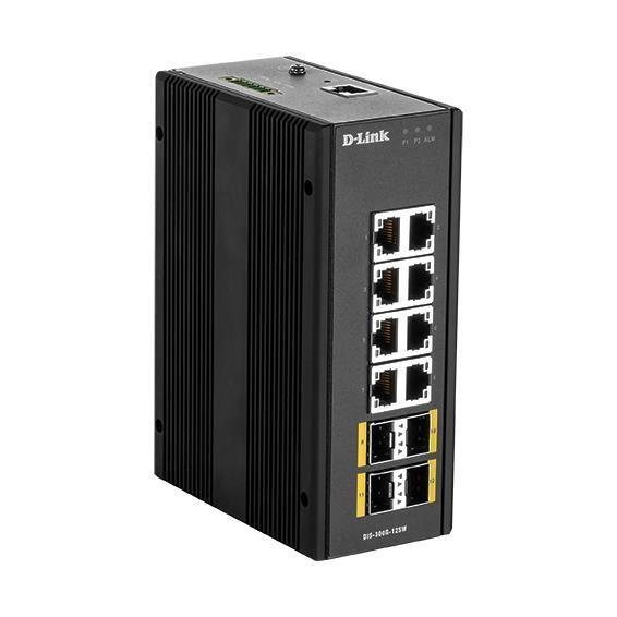 D-LINK D-Link DIS‑300G‑12SW Gestito L2 Gigabit Ethernet (10/100/1000) Nero - RETI | TecnoCARE.net Sabaudia, Latina, Terracina, San Felice Circeo e Pontinia