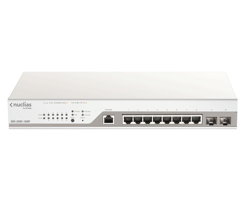 D-LINK D-LINK SWITCH SMART MANAGED 10 PORTE GIGABIT POE - SWITCH E HUB | TecnoCARE.net Sabaudia, Latina, Terracina, San Felice Circeo e Pontinia