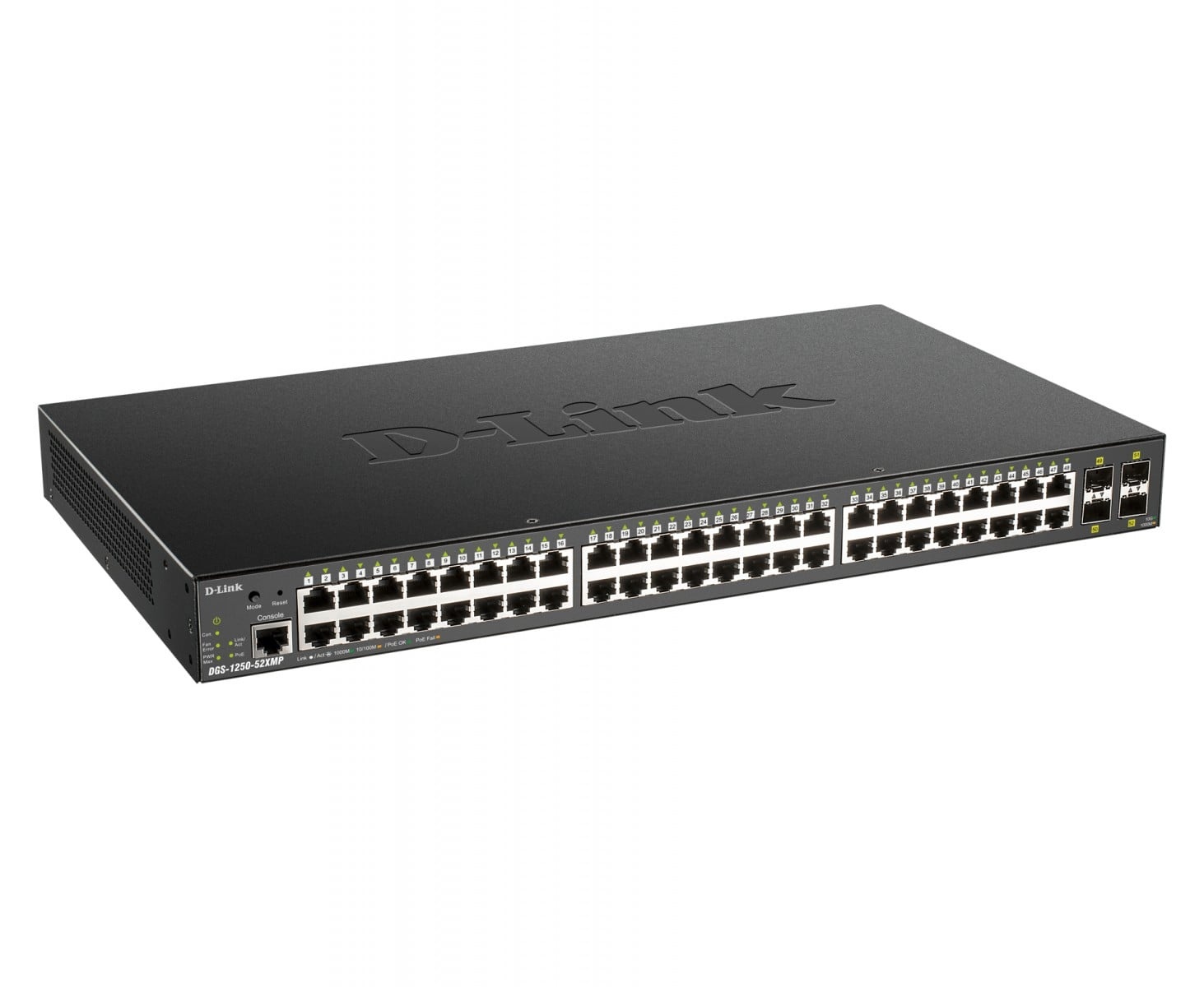 D-LINK D-Link DGS-1250-52XMP switch di rete Gestito L3 Nessuno Supporto Power over Ethernet (PoE) Nero - RETI | TecnoCARE.net Sabaudia, Latina, Terracina, San Felice Circeo e Pontinia