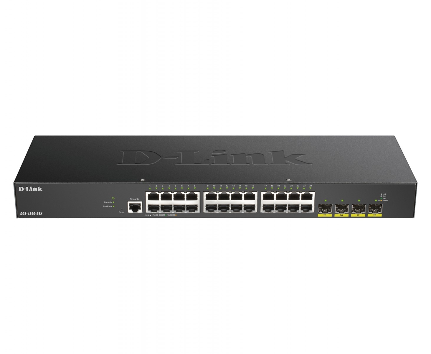 D-LINK D-Link DGS-1250-28X switch di rete Gestito L3 Gigabit Ethernet (10/100/1000) Nero - RETI | TecnoCARE.net Sabaudia, Latina, Terracina, San Felice Circeo e Pontinia