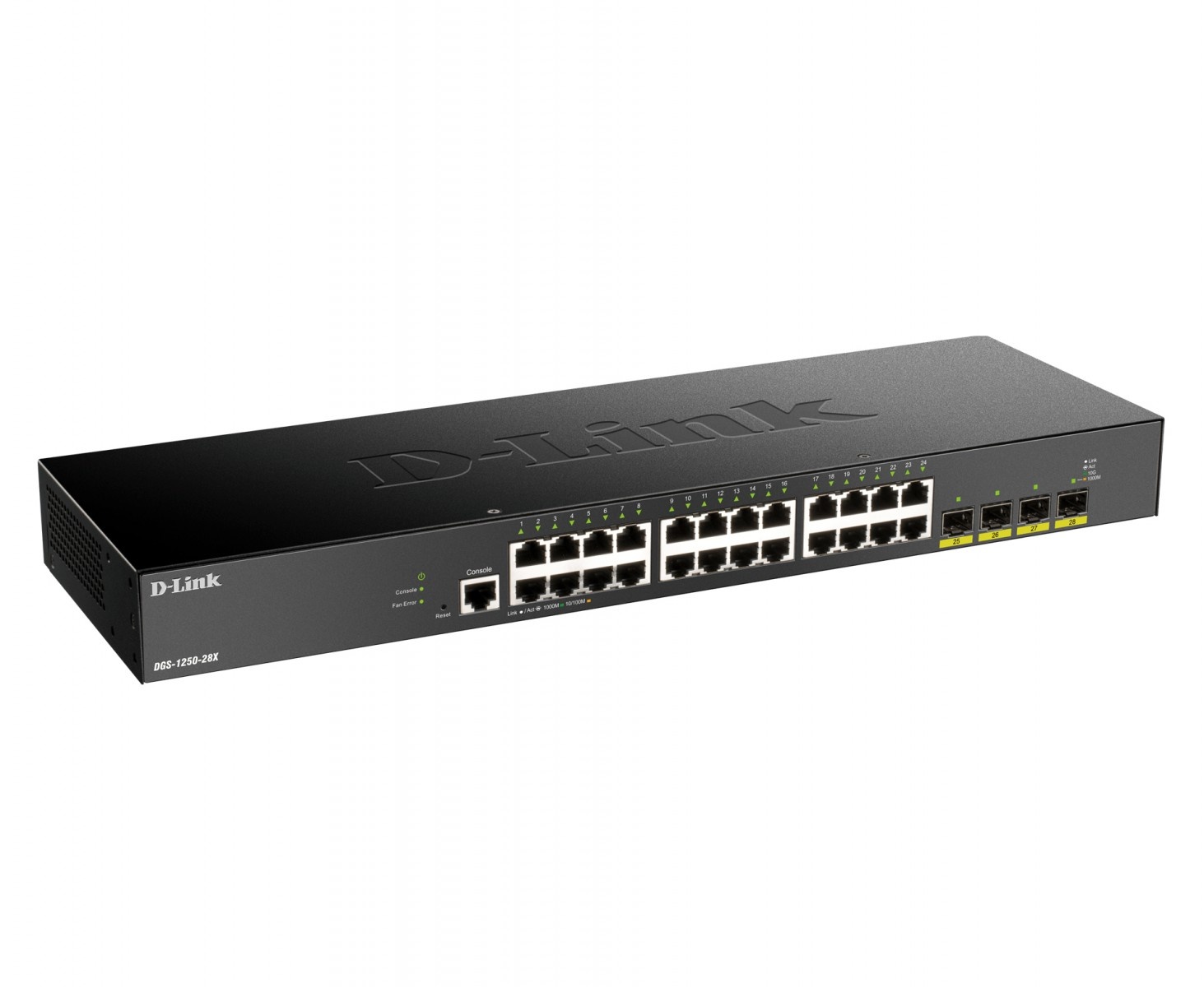 D-LINK D-Link DGS-1250-28X switch di rete Gestito L3 Gigabit Ethernet (10/100/1000) Nero - RETI | TecnoCARE.net Sabaudia, Latina, Terracina, San Felice Circeo e Pontinia