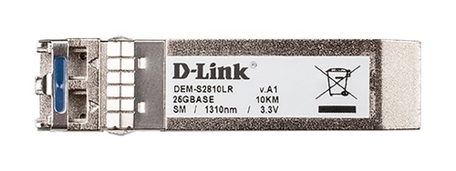 D-LINK D-LINK TRANSCEIVER DEM-S2810LR, FIBRA OTTICA, 25000 MBIT/S, SFP28, LC, 9/125 M, LR - ACCESSORI NETWORKING | TecnoCARE.net Sabaudia, Latina, Terracina, San Felice Circeo e Pontinia