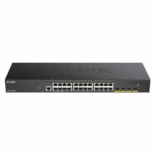 D-LINK D-LINK SWITCH 28 PORTE DI CUI 24X10G BASE-T + 4X10G/25G SFP28, SMART MANAGED - SWITCH E HUB | TecnoCARE.net Sabaudia, Latina, Terracina, San Felice Circeo e Pontinia