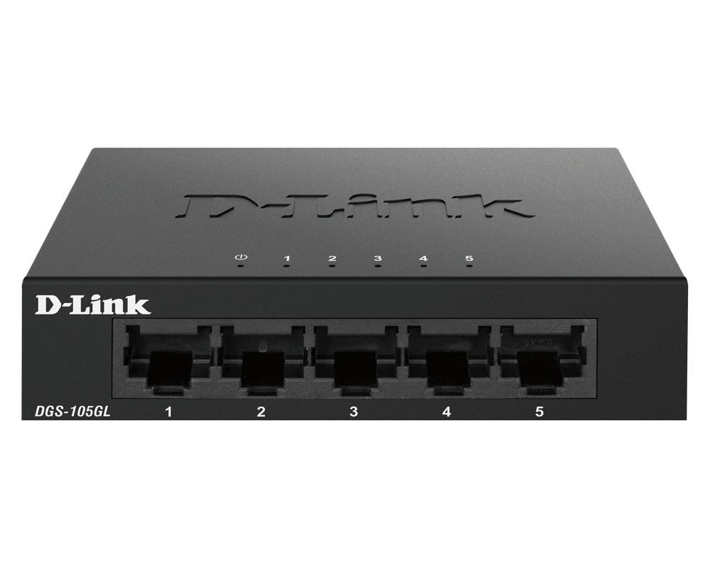 D-LINK D-Link Switch DGS-105GL 5*GE retail - Switch - 1 Gbps (DGS-105GL) - RETI | TecnoCARE.net Sabaudia, Latina, Terracina, San Felice Circeo e Pontinia