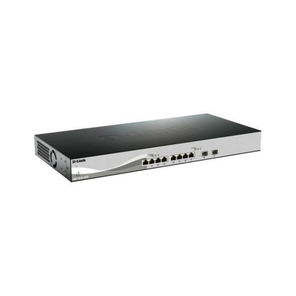D-LINK D-LINK SWITCH 10 PORTE MANAGED L2/L3 10G ETHERNET (100/1000/10000) 1U NERO - SWITCH E HUB | TecnoCARE.net Sabaudia, Latina, Terracina, San Felice Circeo e Pontinia