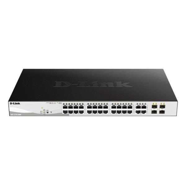 D-LINK D-LINK SWITCH 24 PORTE GIGABIT POE + 4 PORTE SFP JUMBO FRAME 370W - SWITCH E HUB | TecnoCARE.net Sabaudia, Latina, Terracina, San Felice Circeo e Pontinia