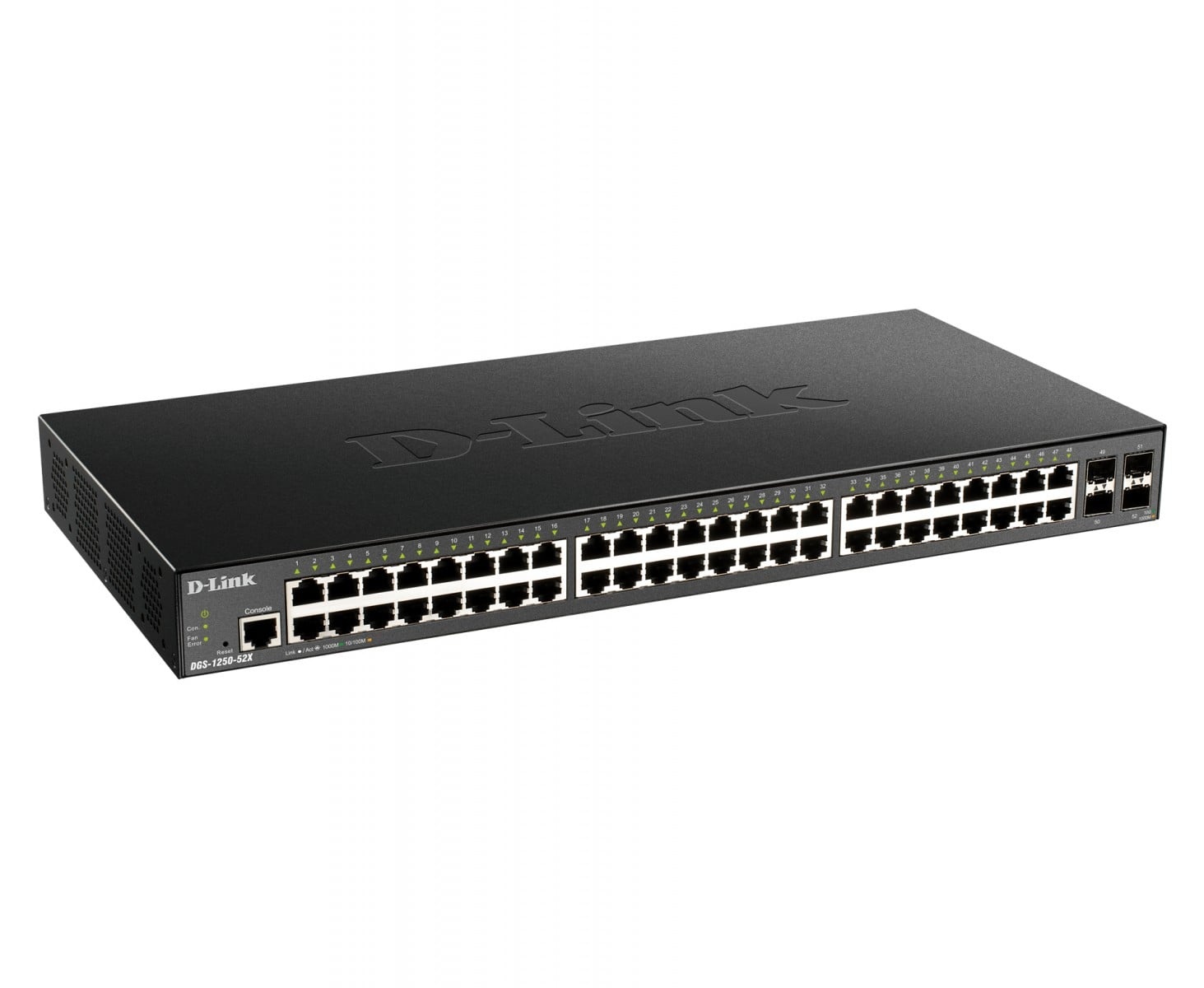 D-LINK D-Link DGS-1250-52X switch di rete Gestito L3 Gigabit Ethernet (10/100/1000) Nero - RETI | TecnoCARE.net Sabaudia, Latina, Terracina, San Felice Circeo e Pontinia