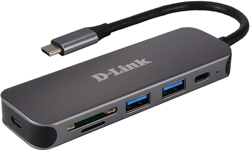 D-LINK D-LINK DUB-2325/E 5in1 USB-C Hub with Card Reader - COMPONENTI | TecnoCARE.net Sabaudia, Latina, Terracina, San Felice Circeo e Pontinia