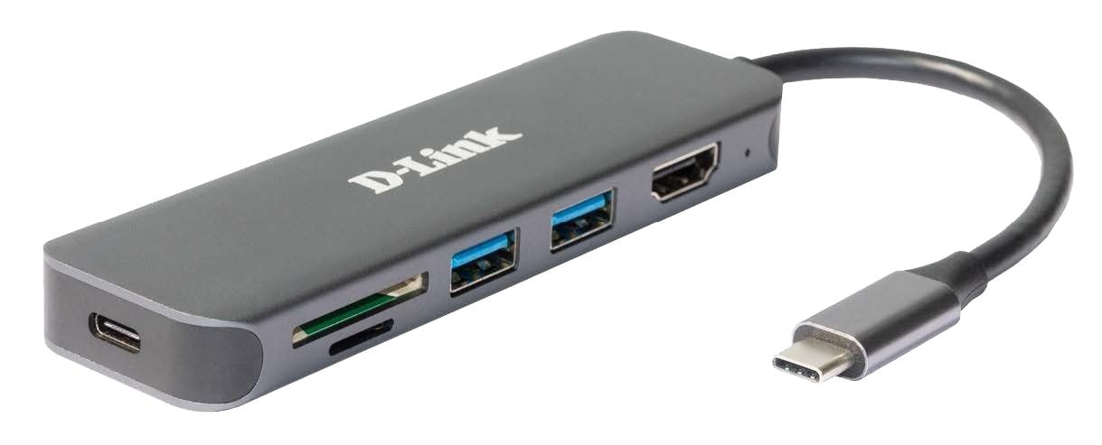 D-LINK D-Link DUB-2327 replicatore di porte e docking station per notebook Cablato USB tipo-C Grigio - PC | TecnoCARE.net Sabaudia, Latina, Terracina, San Felice Circeo e Pontinia