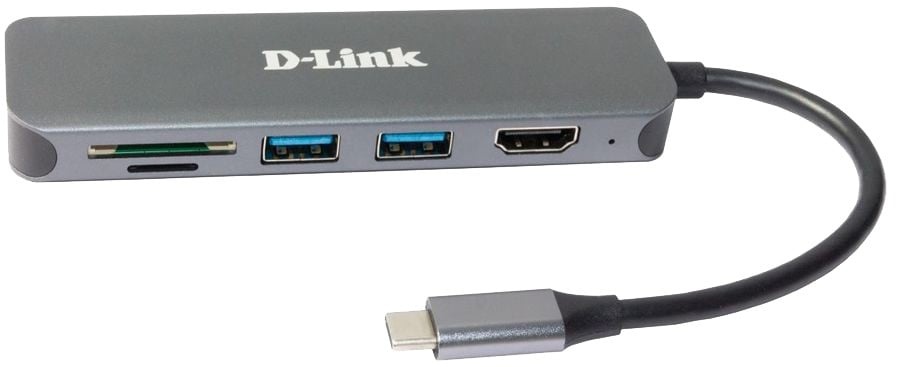 D-LINK D-Link DUB-2327 replicatore di porte e docking station per notebook Cablato USB tipo-C Grigio - PC | TecnoCARE.net Sabaudia, Latina, Terracina, San Felice Circeo e Pontinia