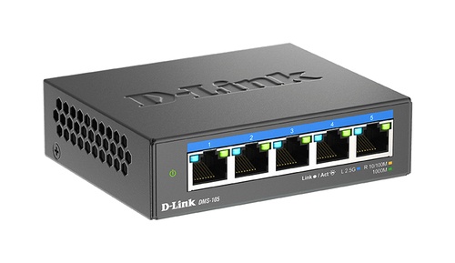 D-LINK D-Link DMS-105 Non gestito L2 2.5G Ethernet (100/1000/2500) Nero - RETI | TecnoCARE.net Sabaudia, Latina, Terracina, San Felice Circeo e Pontinia