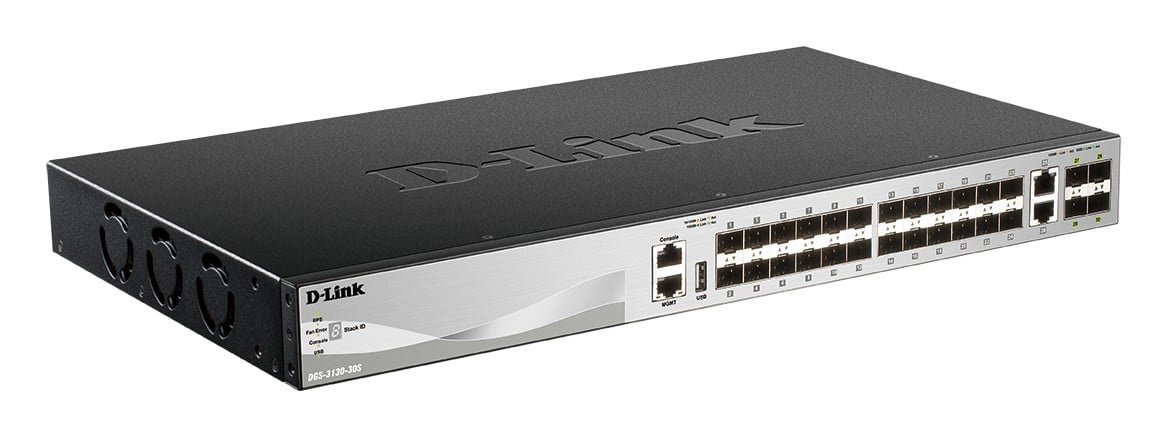 D-LINK D-Link DGS-3130-30S/E switch di rete Gestito L3 10G Ethernet (100/1000/10000) Grigio - RETI | TecnoCARE.net Sabaudia, Latina, Terracina, San Felice Circeo e Pontinia